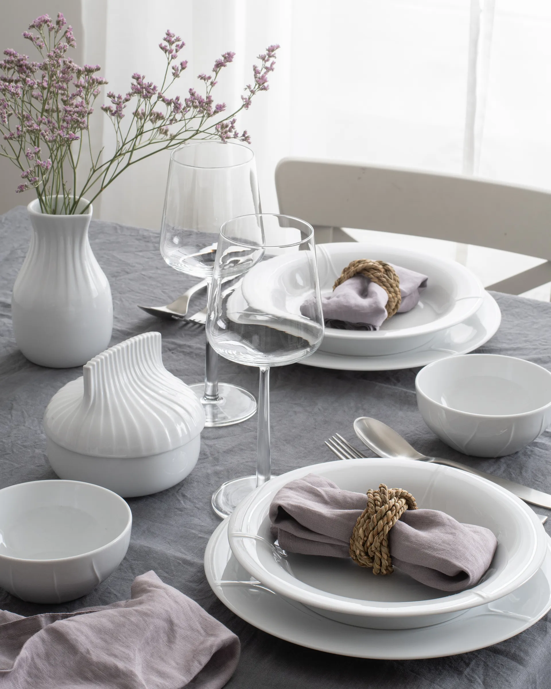 Bol Pli Blanc 70 cl, Blanc Rörstrand