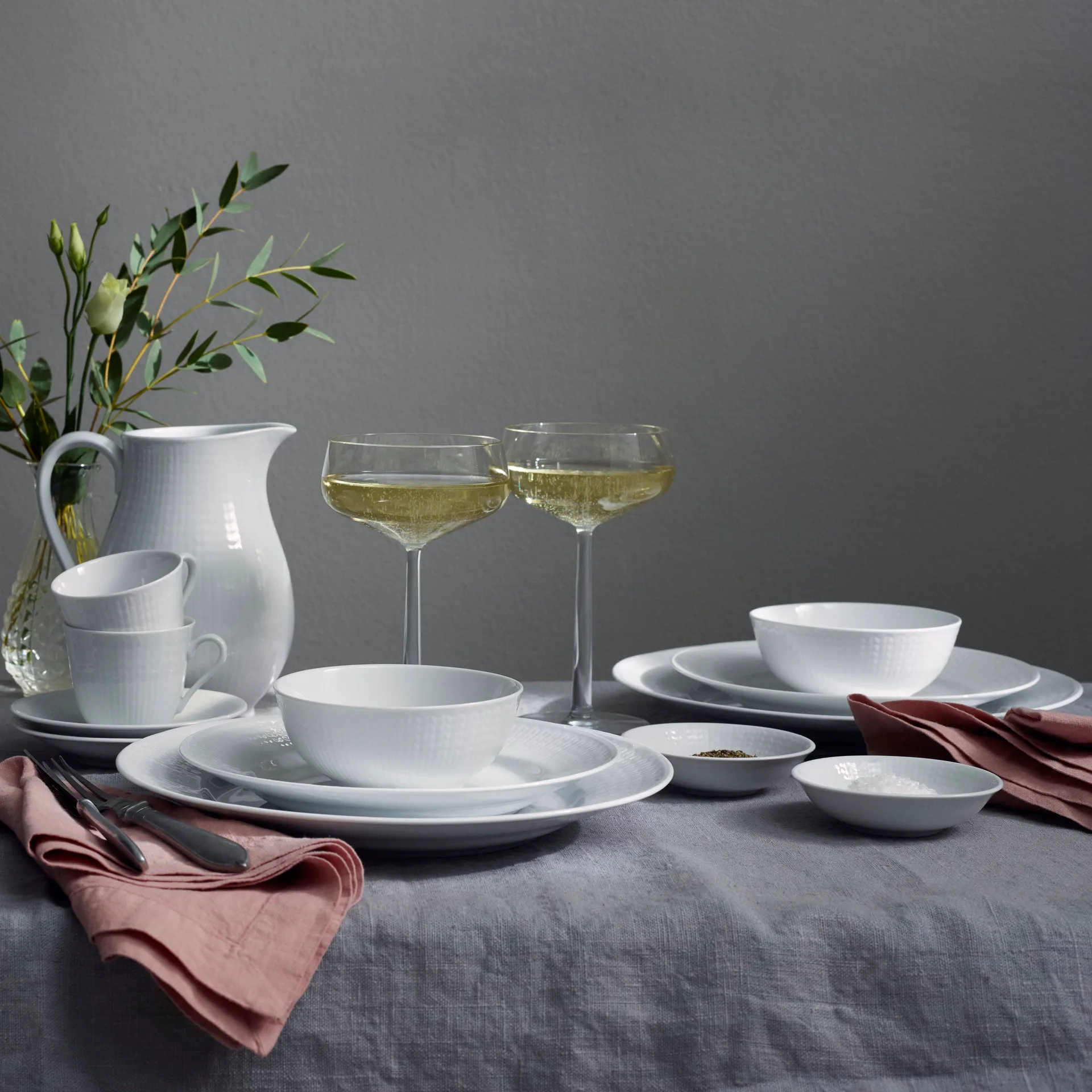 Bol Swedish Grace 30 cl, lot de 6 snö (blanc) Rörstrand