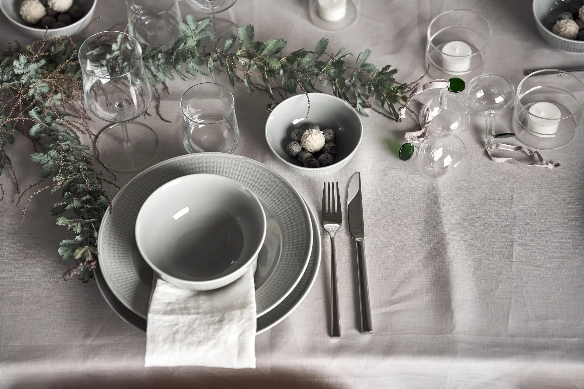 Bol Swedish Grace petit lot de 6 Brouillard (gris),  Rörstrand