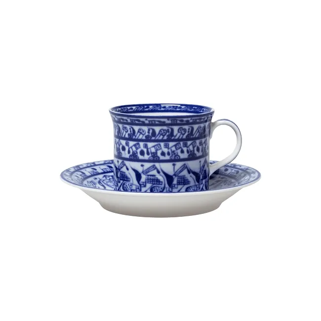 Cobolti tasse avec soucoupe - Bleu, 2 pièces - Rörstrand