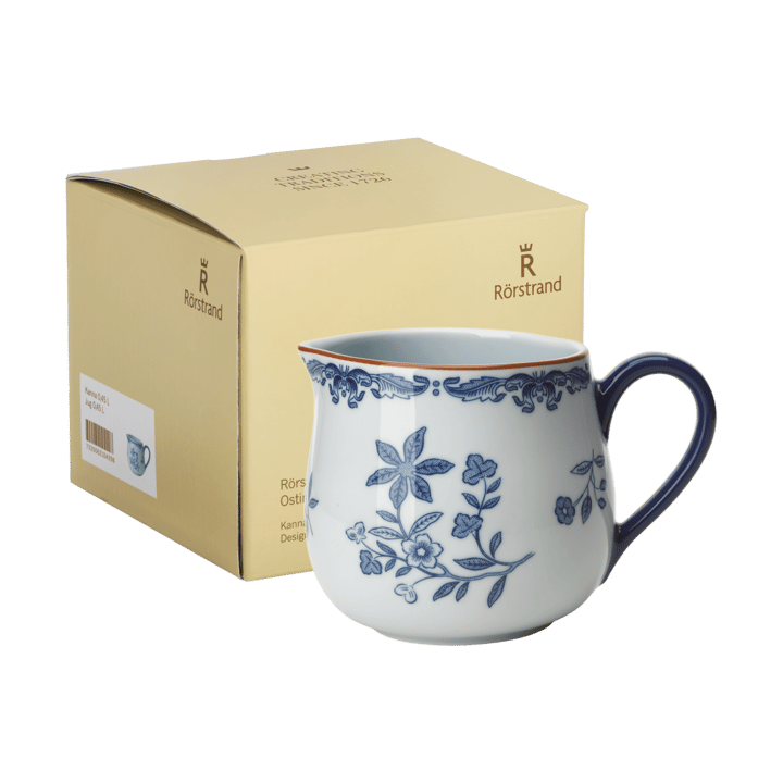 Coffret cadeau Cruche Ostindia 45 cl - Bleu-blanc - Rörstrand