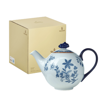 Coffret cadeau Théière Ostindia 1,2 l - Bleu-blanc - Rörstrand