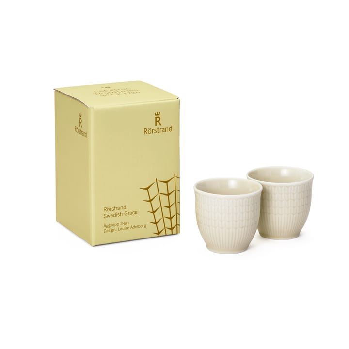 Coquetier Swedish Grace Lot de 2, Avoine Rörstrand