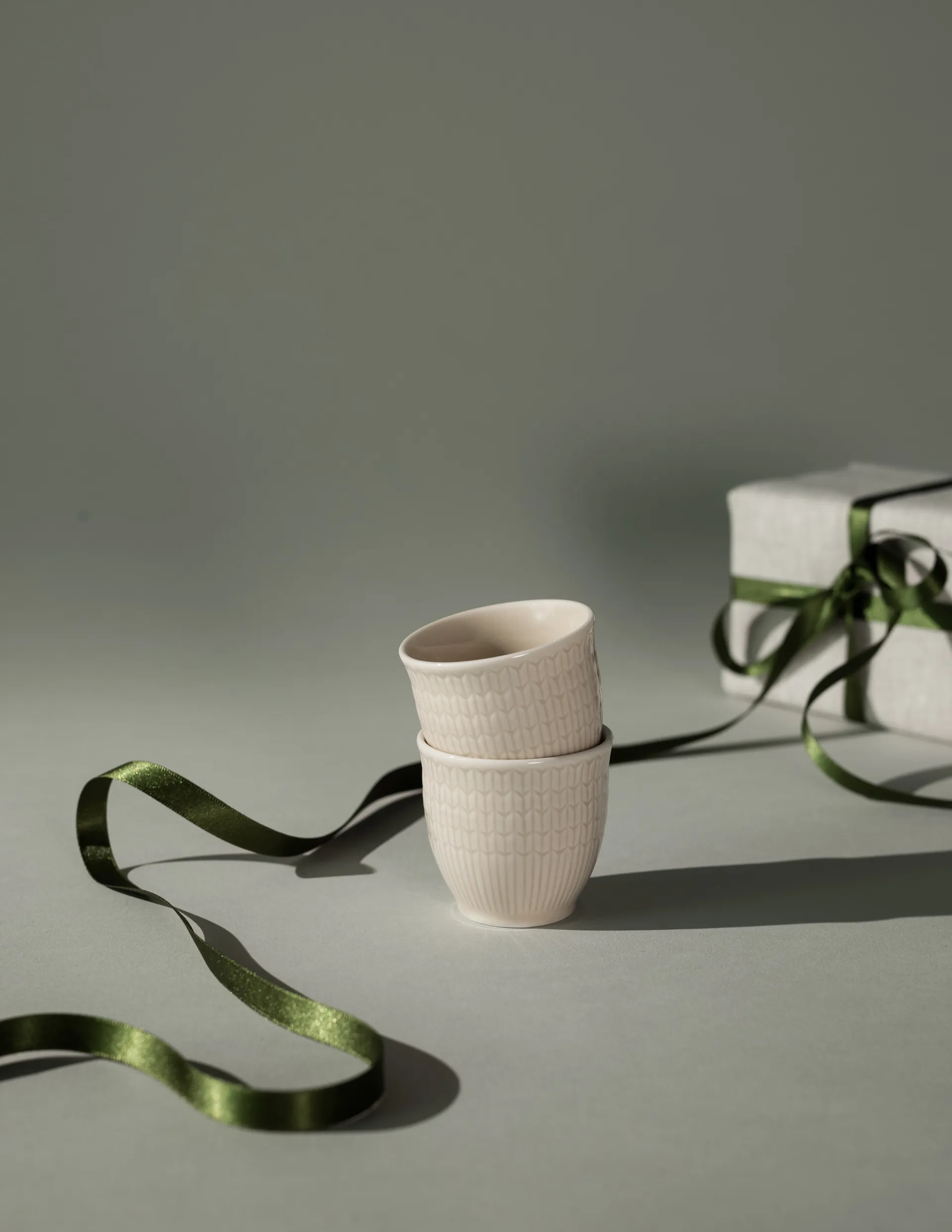 Coquetier Swedish Grace Lot de 2, Avoine Rörstrand