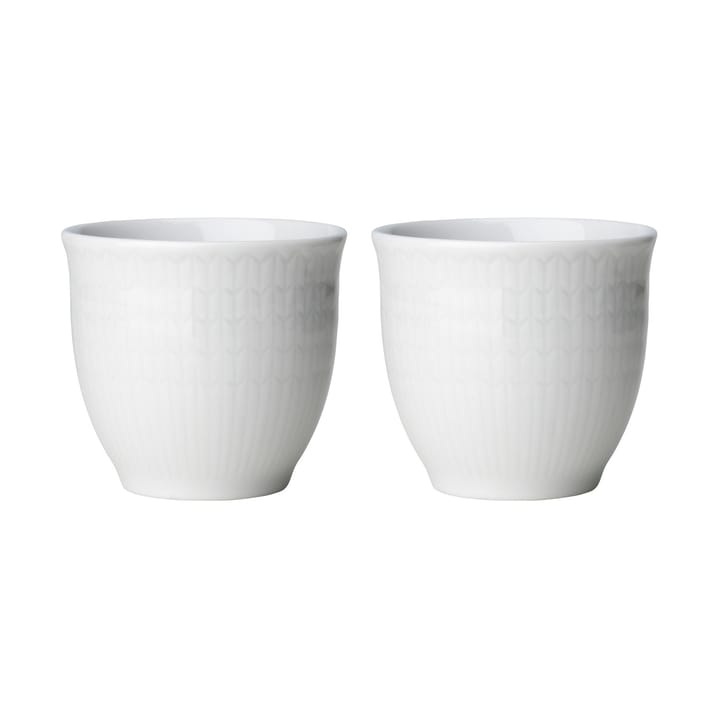 Coquetier Swedish Grace Lot de 2 - Neige - Rörstrand