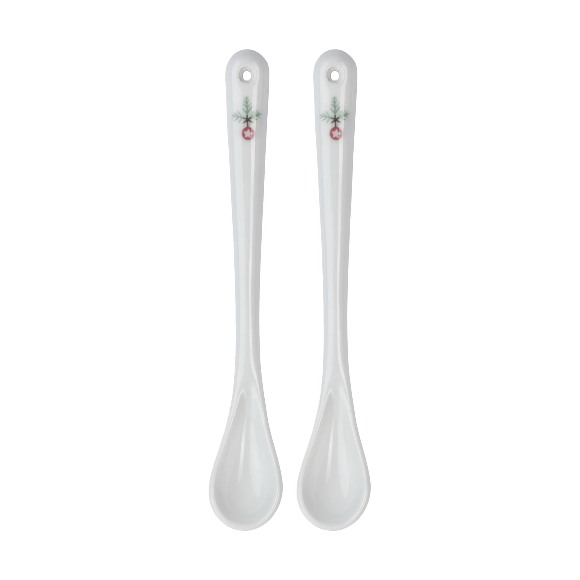 Cuillère Swedish Grace Winter 15 cm lot de 2, Blanc Rörstrand