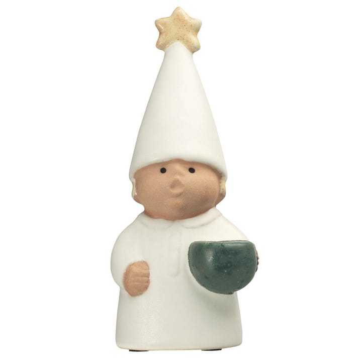 Figurine de garçon avec étoile Lucia - blanc - Rörstrand