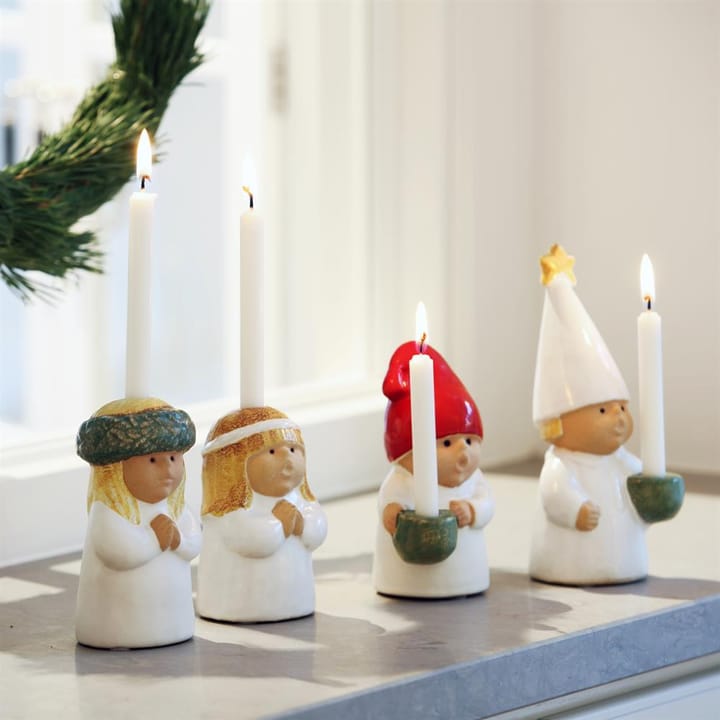 Figurine Lucia, blanc-vert Rörstrand