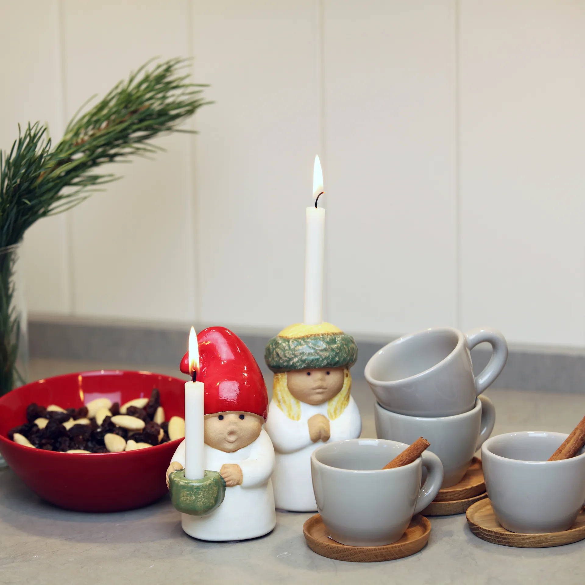 Figurine Santa, blanc Rörstrand