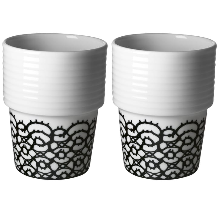Mug Filippa K - noir spets lot de 2 - Rörstrand