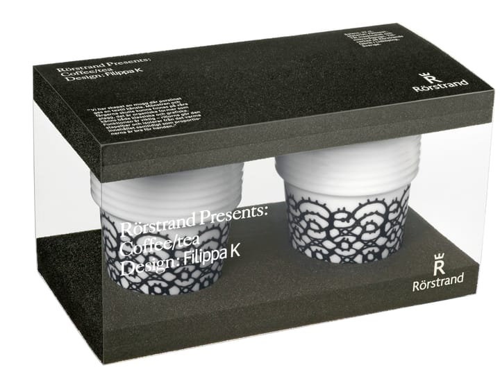 Mug Filippa K, noir spets lot de 2 Rörstrand