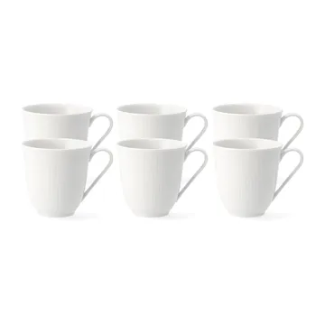 Mug Swedish Grace 30 cl, lot de 6 snö (blanc) - Rörstrand
