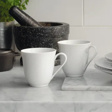 Mug Swedish Grace 30 cl, lot de 6 snö (blanc) - Rörstrand