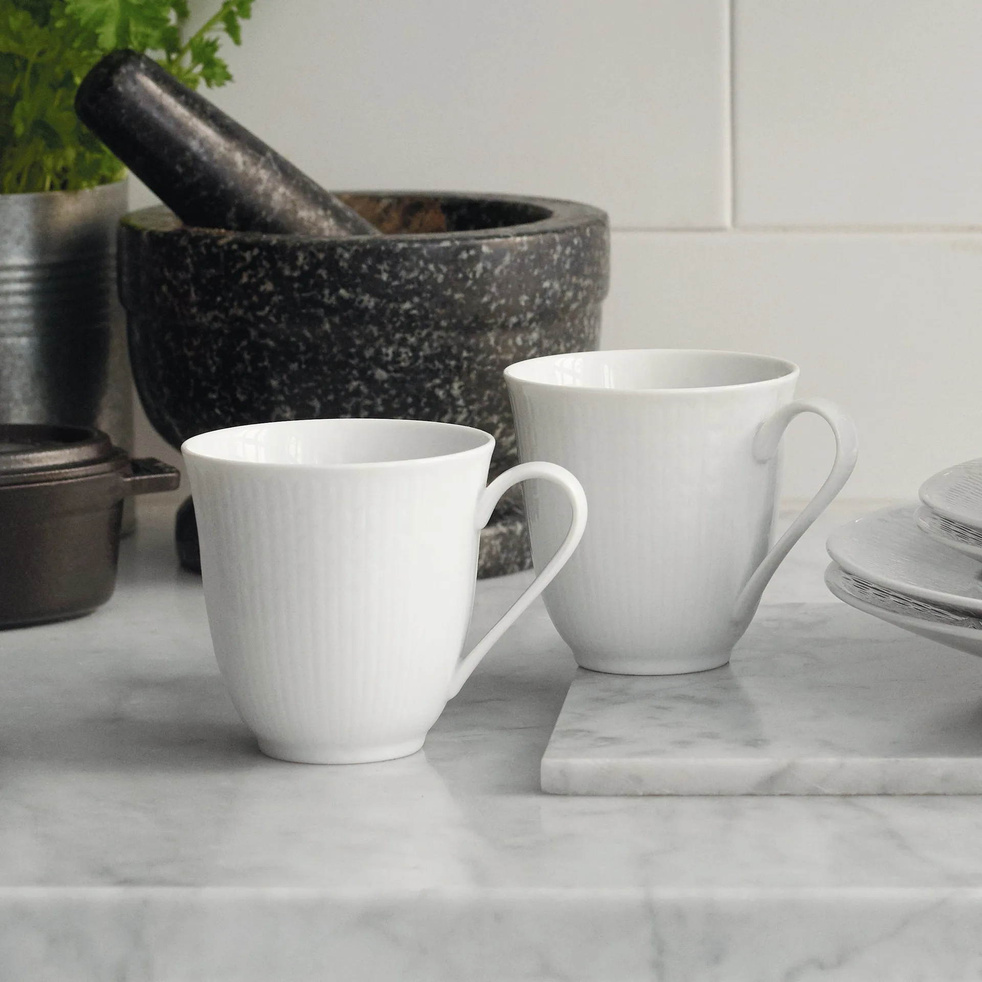 Mug Swedish Grace 30 cl, lot de 6 snö (blanc) Rörstrand