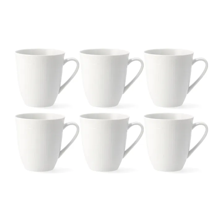 Mug Swedish Grace 50 cl, lot de 6 snö (blanc) - Rörstrand