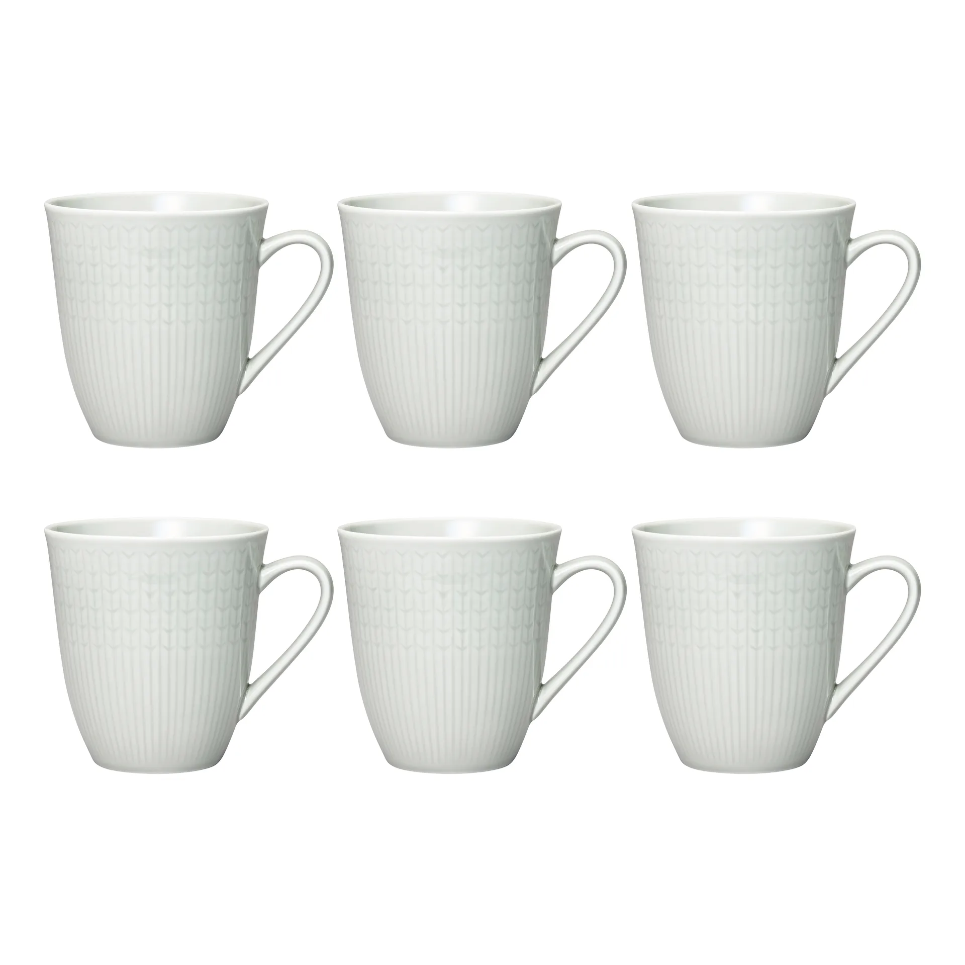 Mug Swedish Grace lot de 6 Brouillard (gris) Rörstrand