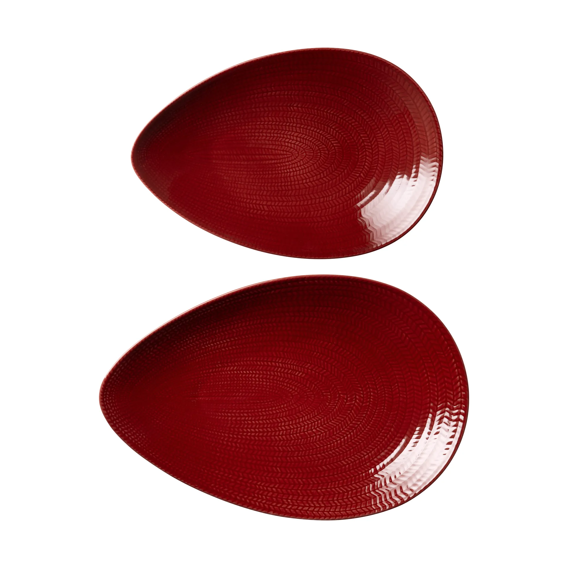 Plat de service Blå eld, Rouge, 24x35 cm Rörstrand