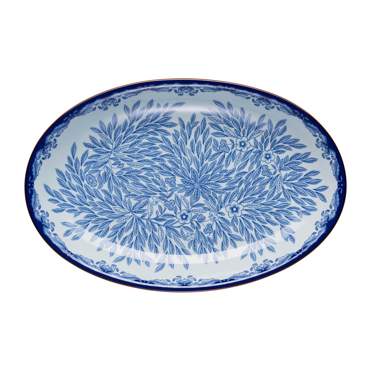 Rörstrand Plat de service ovale Ostindia Floris 22x33 cm