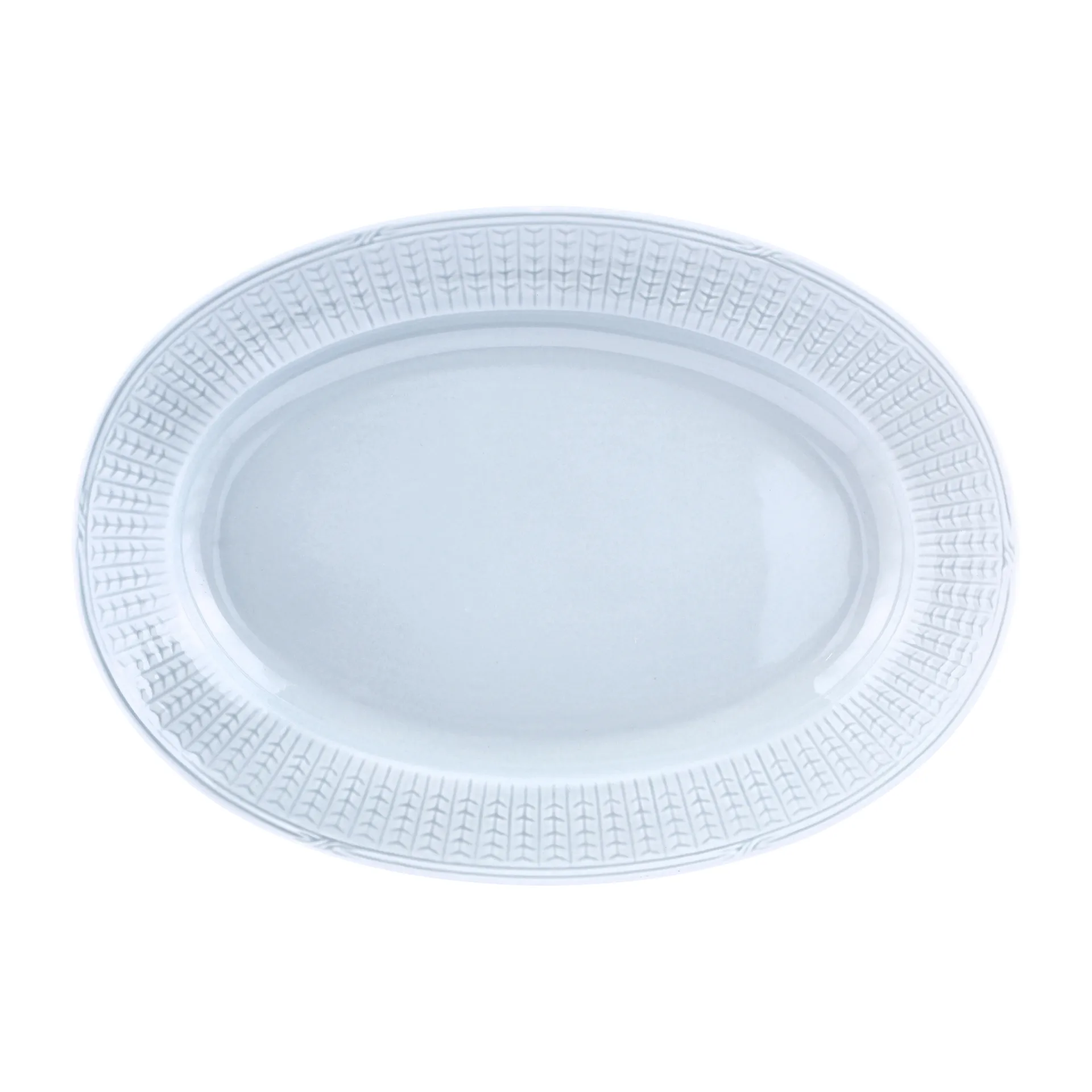 Plat oval Swedish Grace 32 cm, bleu pâle Rörstrand