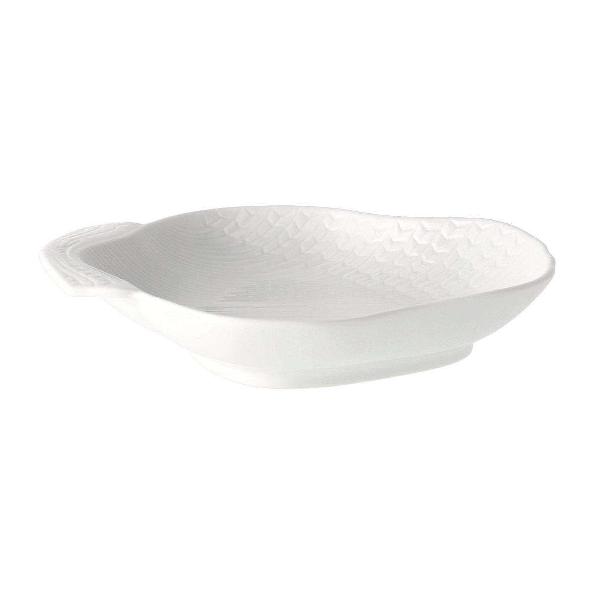 Rörstrand Plat Swedish Grace 18x16 cm Neige (blanc)