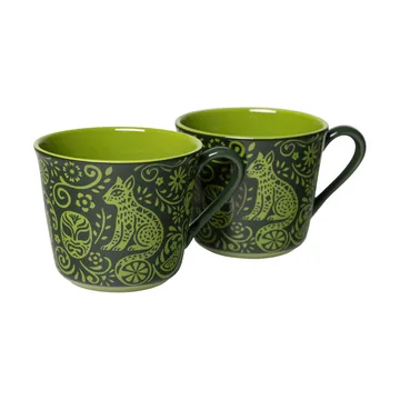 Rörstrand Blossa tasse - Vert, 14 cl, lot de 2 - Rörstrand
