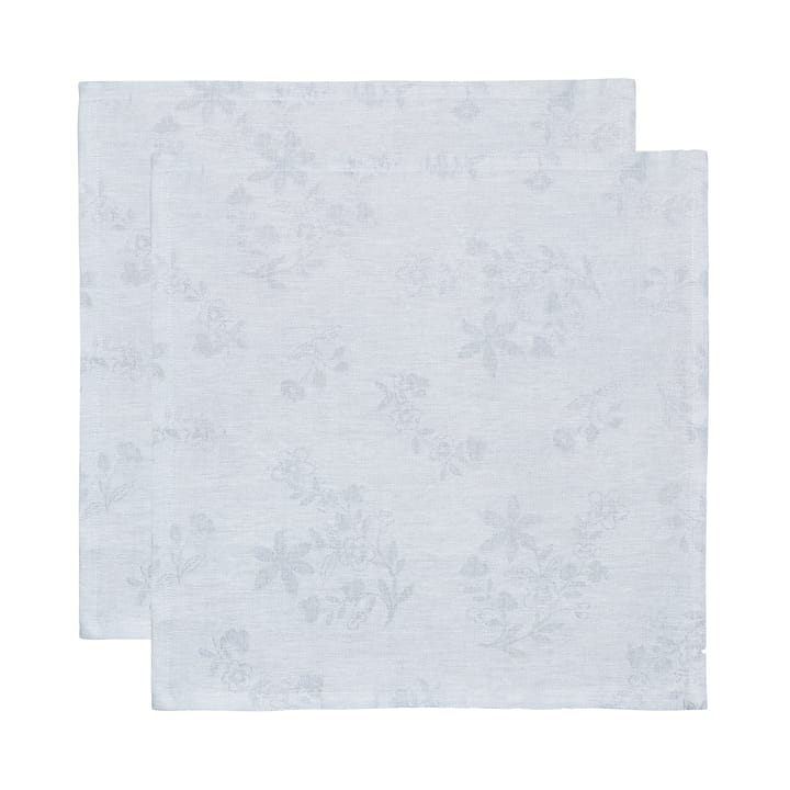 Serviette en tissu Ostindia 45x45 cm Lot de 2   - Bleu - Rörstrand