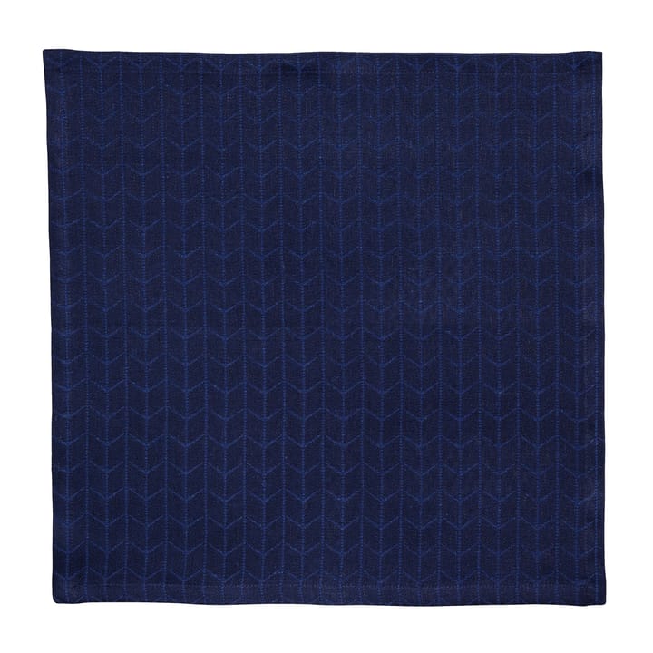 Serviette en tissu Swedish Grace 45x45 cm - Minuit - Rörstrand