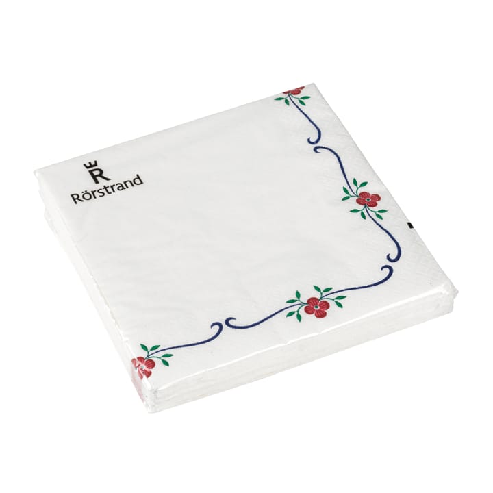 Serviettes en papier Sundborn Lot de 20 - Blanc - Rörstrand