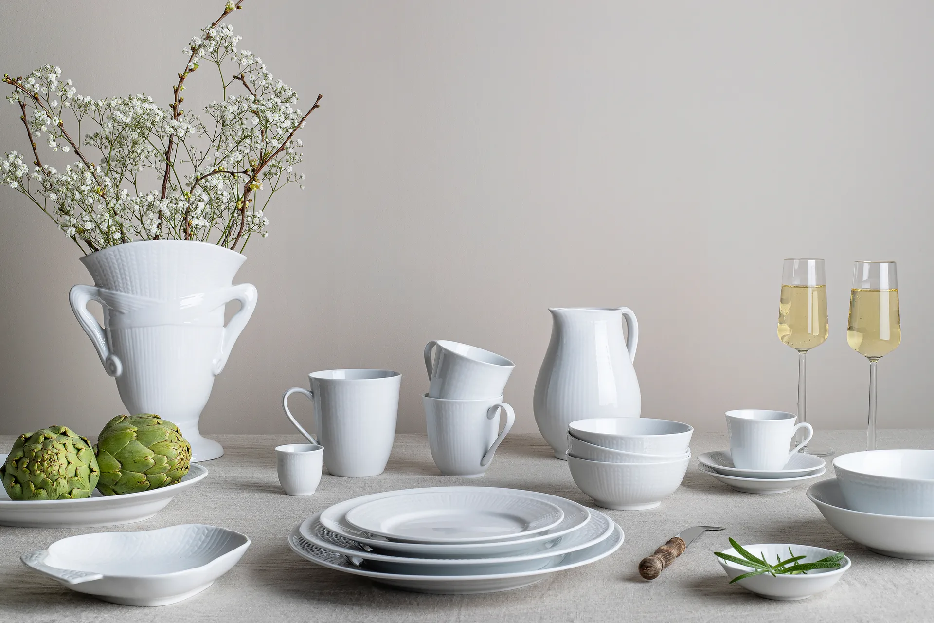 Set de démarrage Swedish Grace & Polar - Neige (blanc),  Rörstrand