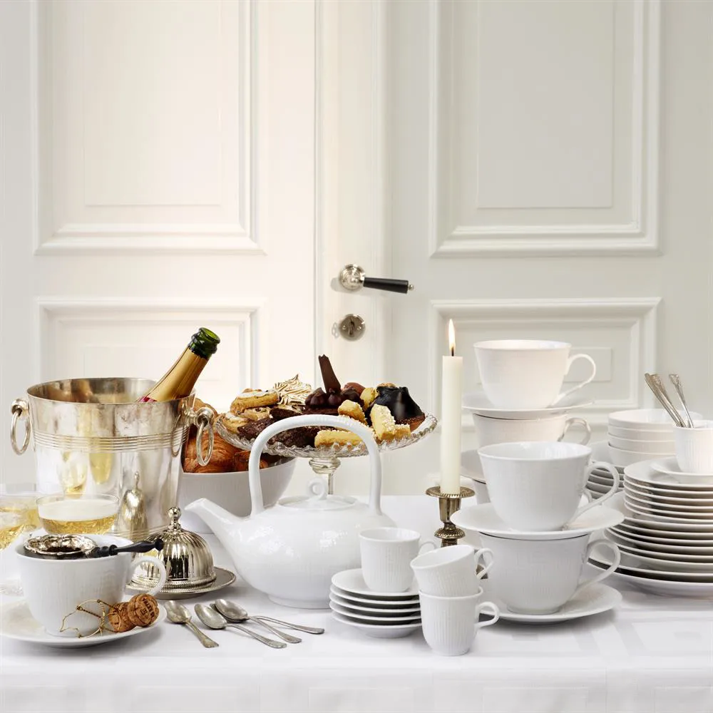 soucoupe Swedish Grace Ø13 cm, Neige (blanc) Rörstrand