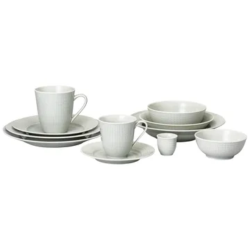 Tasse Swedish Grace lot de 6 Brouillard (gris) - Rörstrand