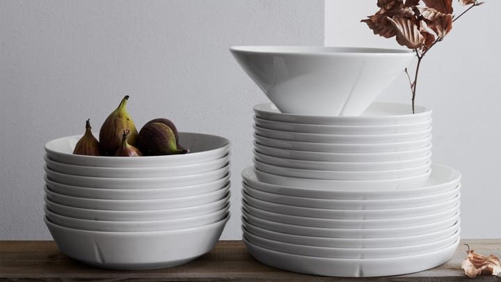 Assiette à déjeuner Grand Cru essentials Ø 20,5 cm, lot de 4 - Blanc - Rosendahl