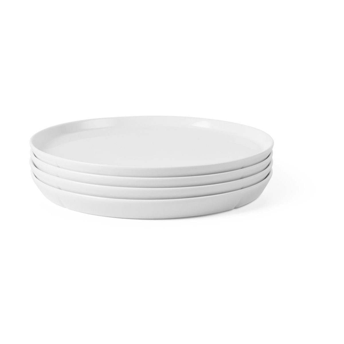 Rosendahl Assiette à dîner Grand Cru essentials Ø 25 cm, lot de 4 Blanc