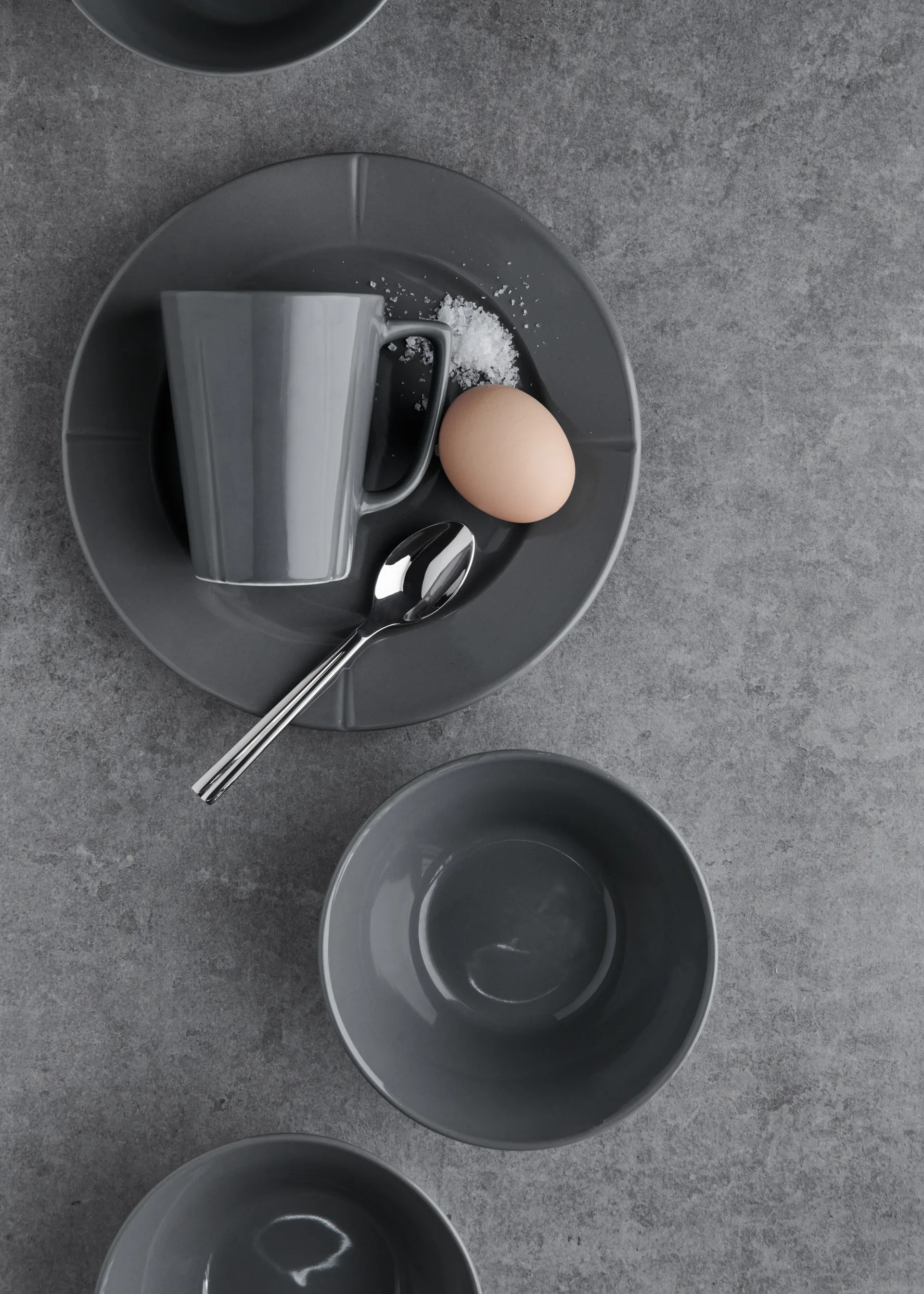 Assiette Grand Cru Ø23 cm, Gris cendre Rosendahl