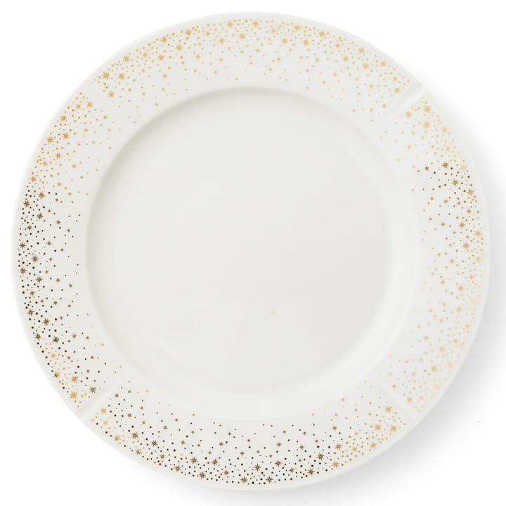 Assiette Grand Cru Moments 27cm - Blanc-doré - Rosendahl