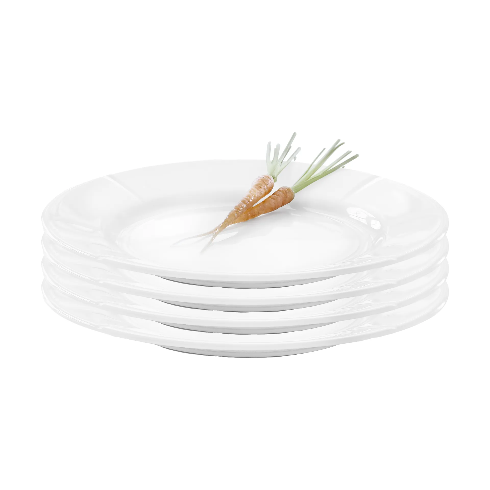 Assiettes Grand Cru Ø23 cm lot de 4, Blanc Rosendahl