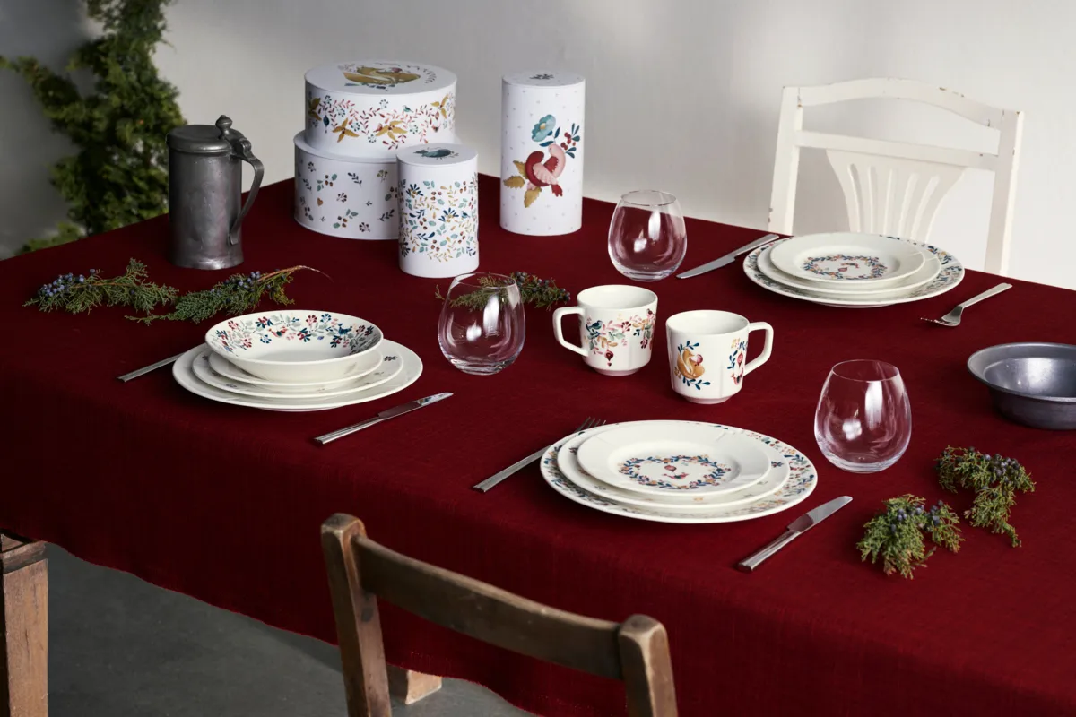 Bocal de rangement Grand Cru Cottage grand, 2 pièces, Blanc Rosendahl