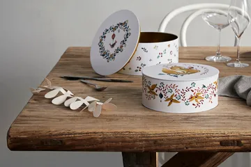 Bocal de rangement Grand Cru Cottage grand, 2 pièces - Blanc - Rosendahl