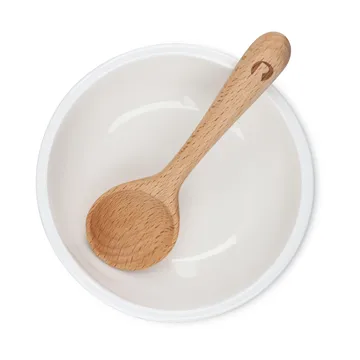 Bol à snacks et cuillère Grand Cru - Blanc, Ø10,5 cm - Rosendahl