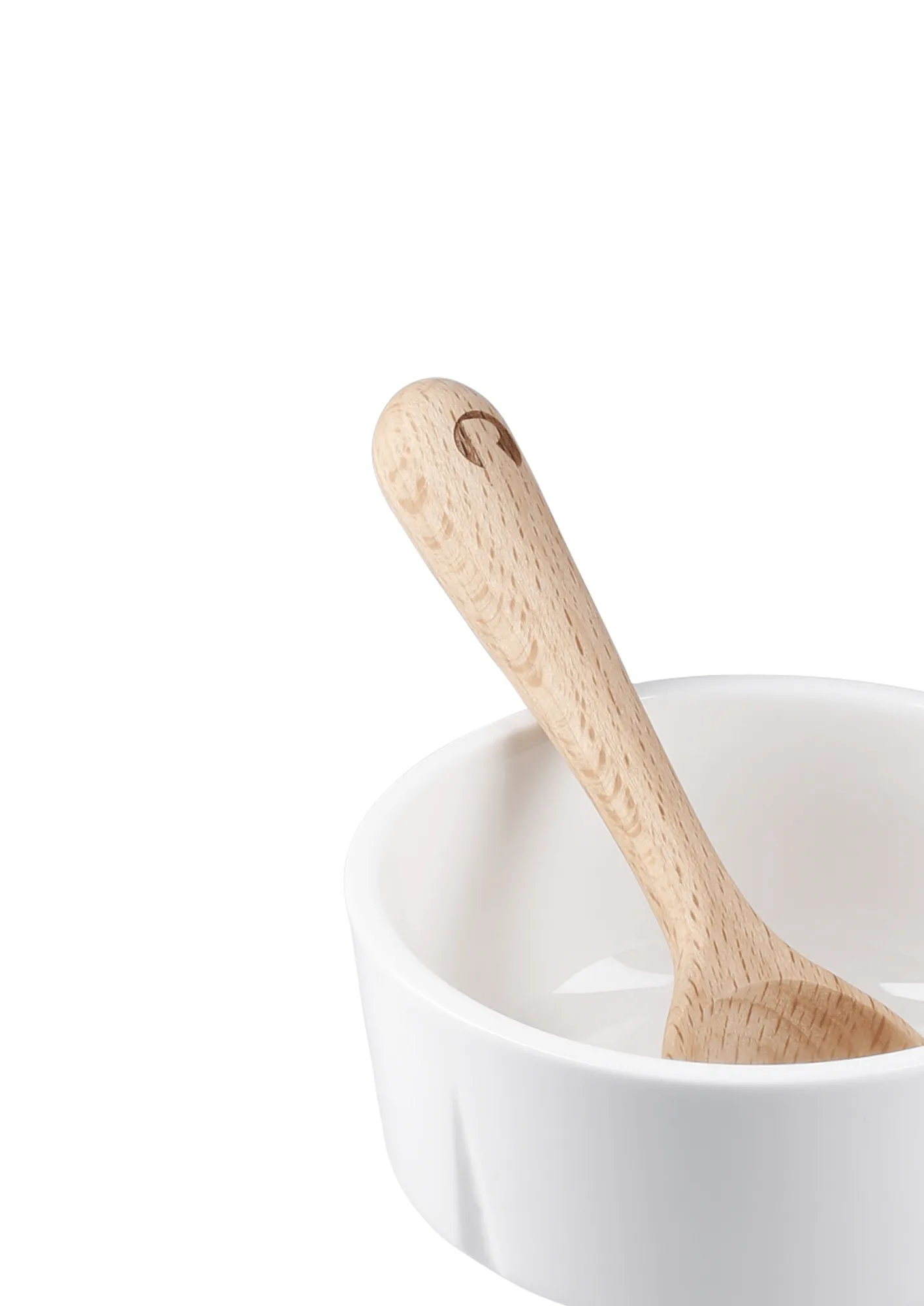 Bol à snacks et cuillère Grand Cru, Blanc, Ø9 cm Rosendahl