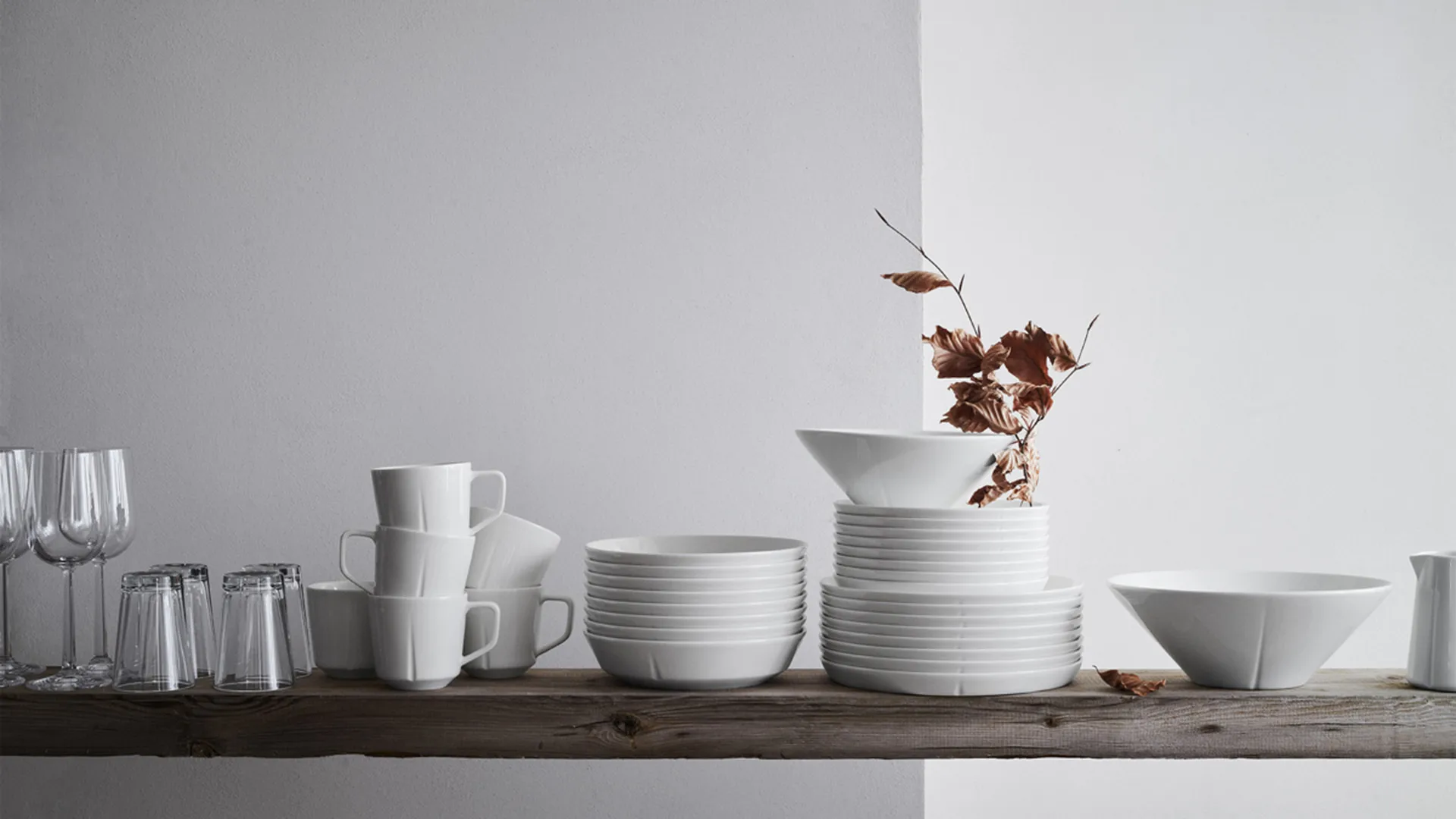 Bol Grand Cru essentials Ø 21 cm, lot de 4, Blanc Rosendahl