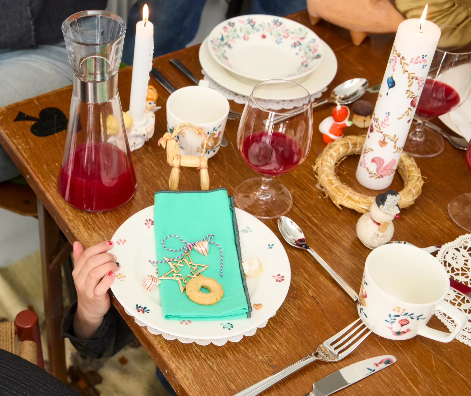 Bougie calendrier Grand Cru Cottage Ø5 cm, 2025 Rosendahl