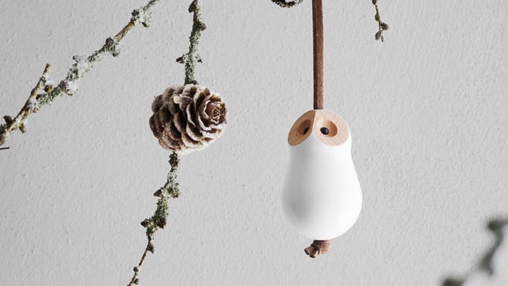 Chouette Forest tales Ø 4 cm, Blanc Rosendahl