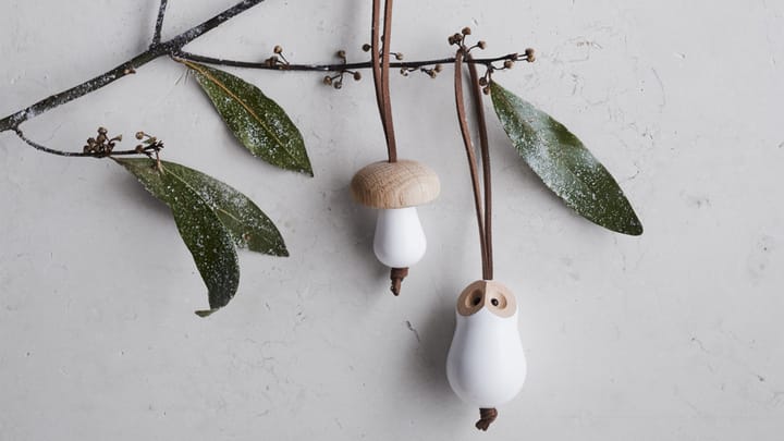 Chouette Forest tales Ø 4 cm, Blanc Rosendahl