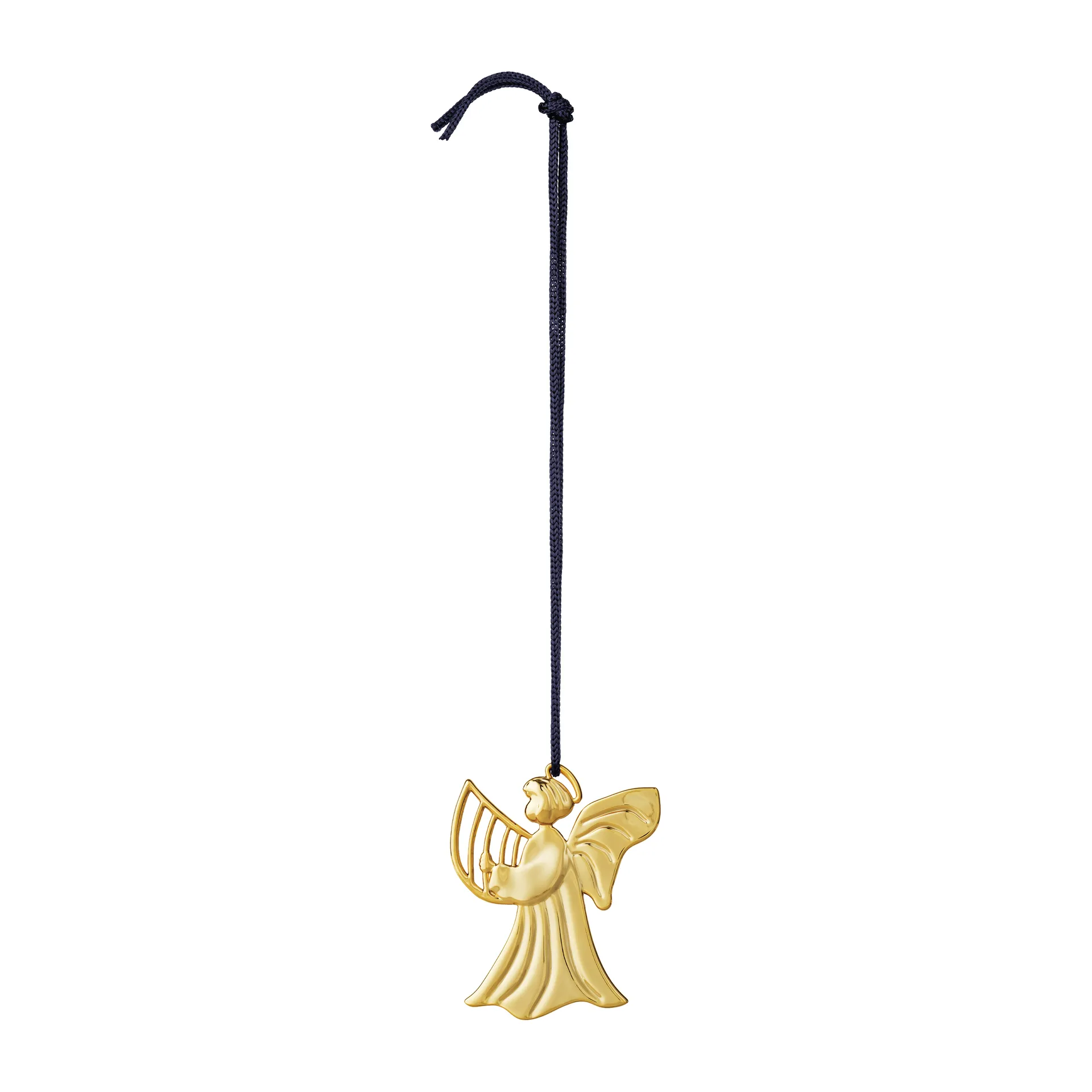 Décoration de Noël ange avec harpe Karen Blixen 7 cm, Doré Rosendahl