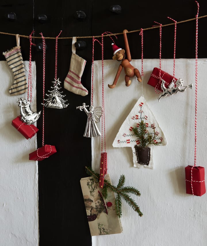 Décoration de Noël ange avec trompette Karen Blixen 6,5 cm, Argenté Rosendahl