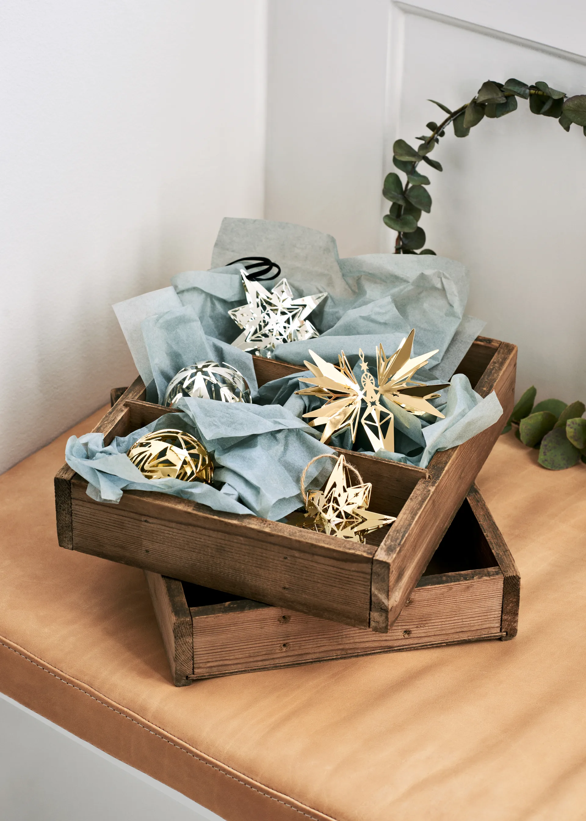 Décoration de Noël ange Karen Blixen 10,5 cm, Doré Rosendahl