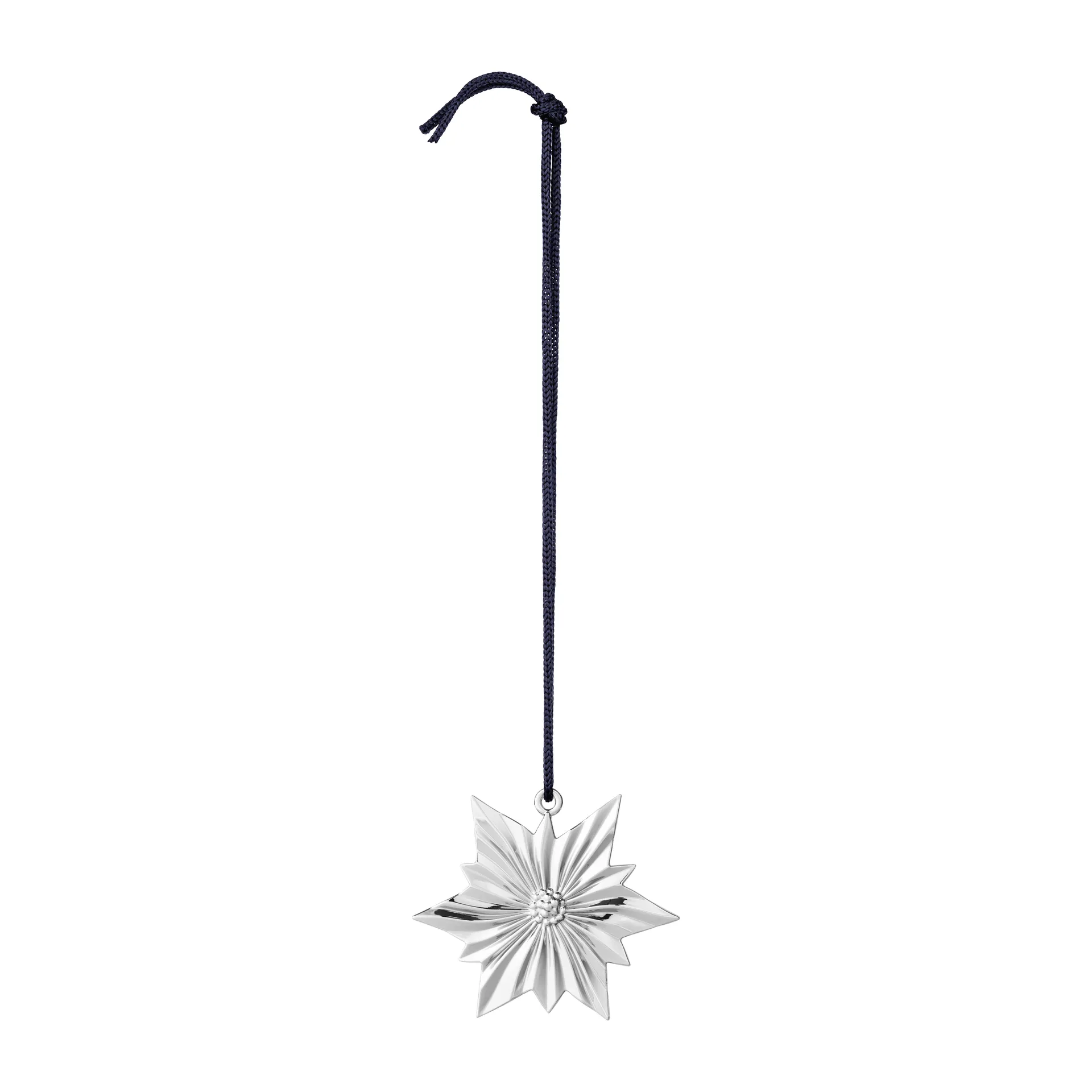 Décoration de Noël Étoile Karen Blixen north star 6,5 cm, Argenté Rosendahl