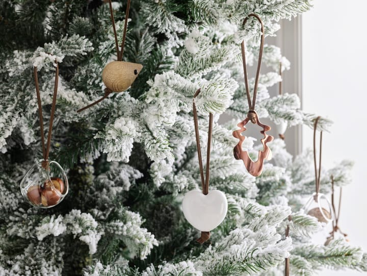 Décoration de Noël feuille de chêne Karen Blixen nordic tales 8,5 cm - Cuivre - Rosendahl