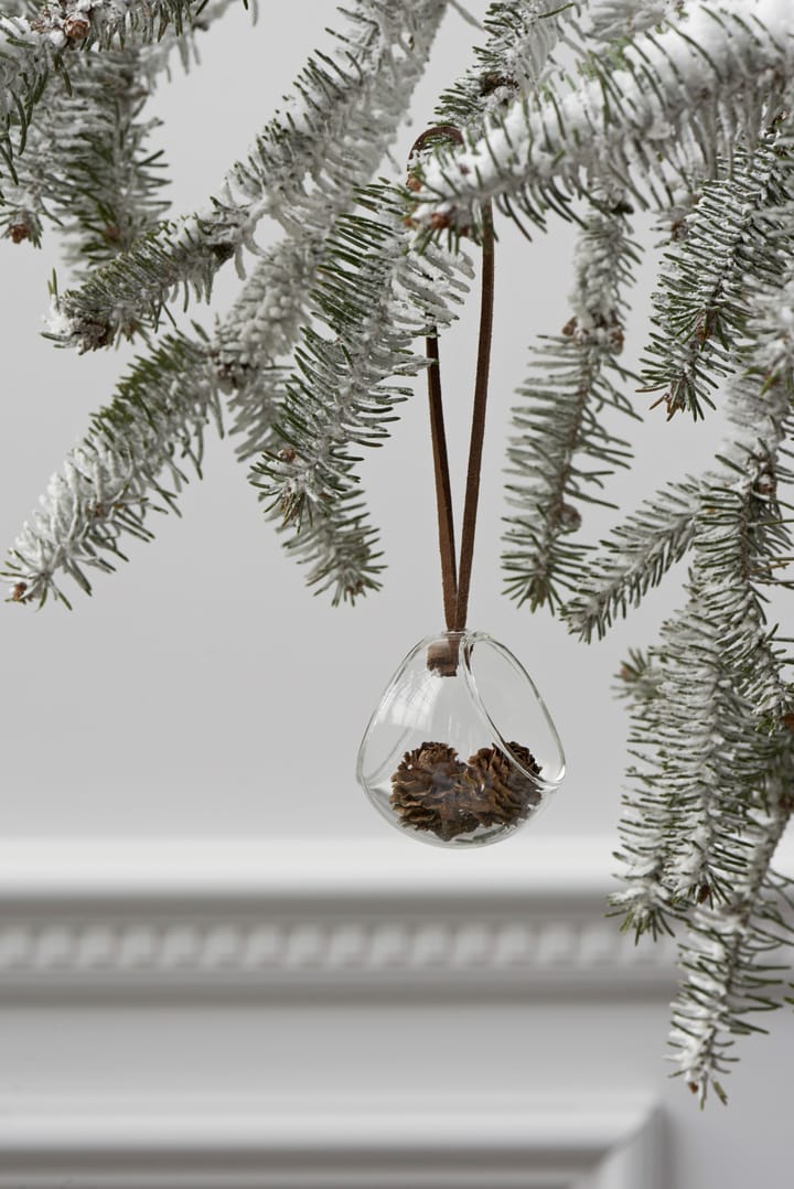 Décoration de Noël Panier Forest tales 6 cm, Transparent Rosendahl